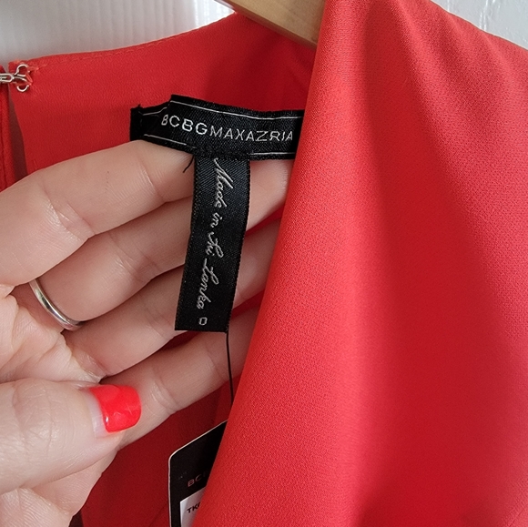 NWT BCBGMaxAzria mini dress, size 0 - Picture 4 of 16